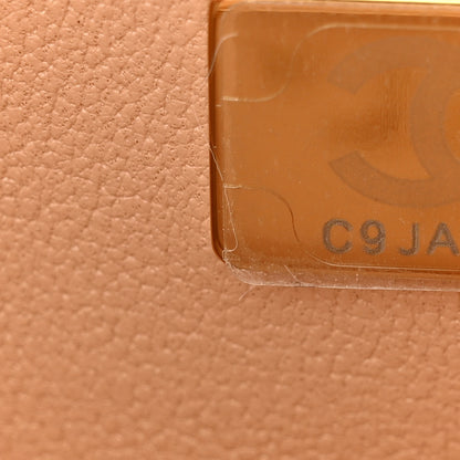 Chanel Lambskin Quilted Mini Top Handle Rectangular Flap Beige 7 of 11
