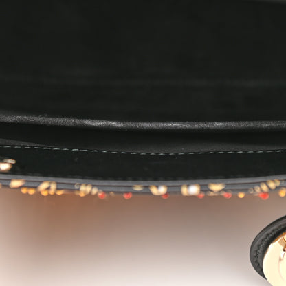 Christian Dior Smooth Calfskin Embroidered Animals Medium Lady Dior Black Multicolor 8 of 11
