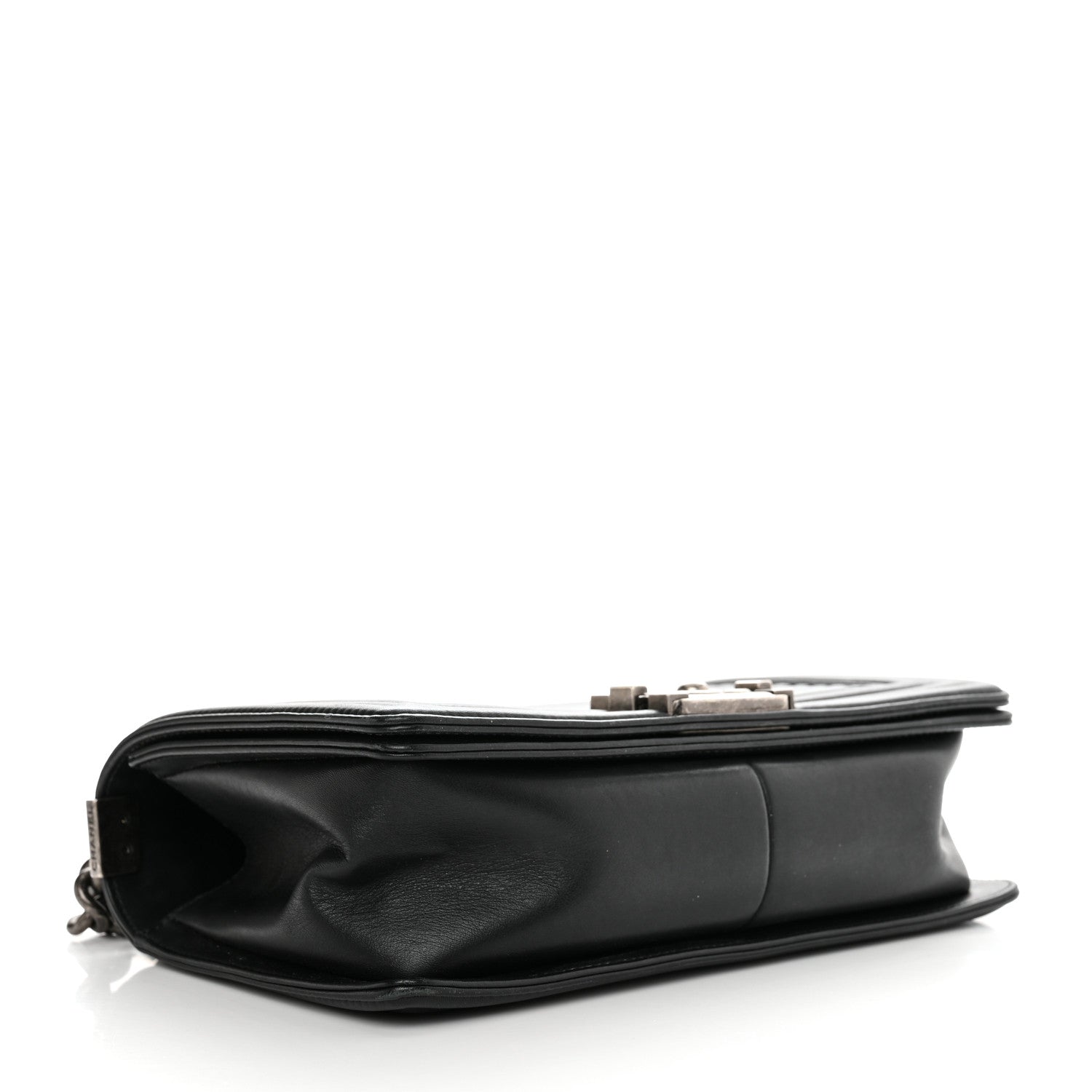 Chanel Calfskin Horizontal Quilted New Medium Boy Flap Black 4 of 13