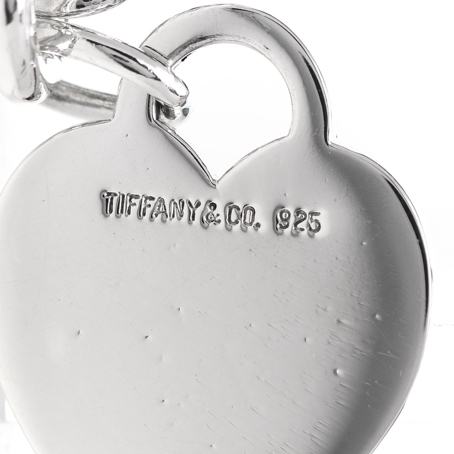 Tiffany Sterling Silver Heart Tag Charm Bracelet 4 of 4