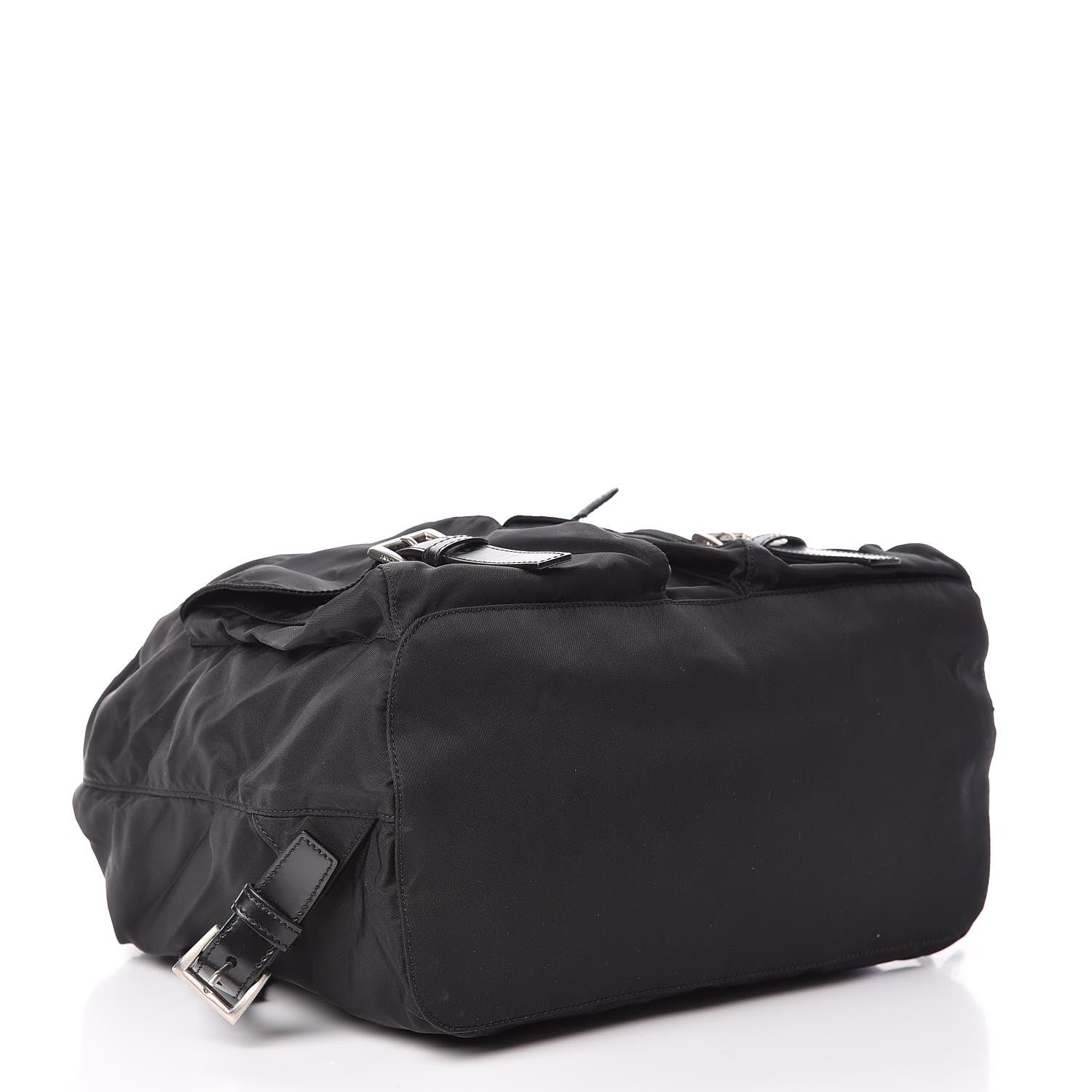 Prada Nylon Vela Medium Backpack Black 4 of 15