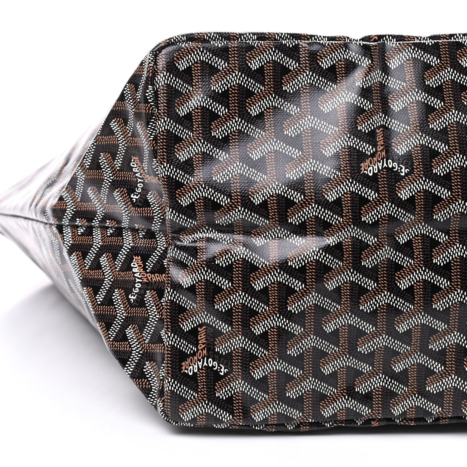 Goyard Goyardine Saint Louis GM Black Gold 7 of 10