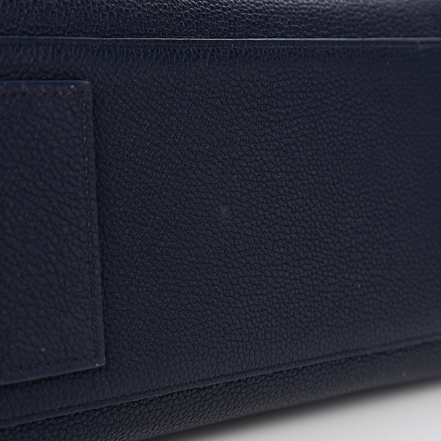 Saint Laurent Grained Calfskin Small Supple Sac De Jour Navy 10 of 14
