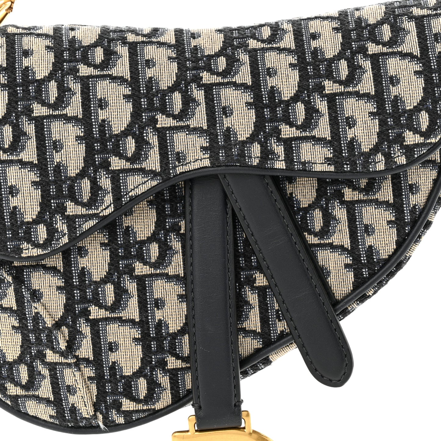 Oblique Mini Saddle Bag Blue