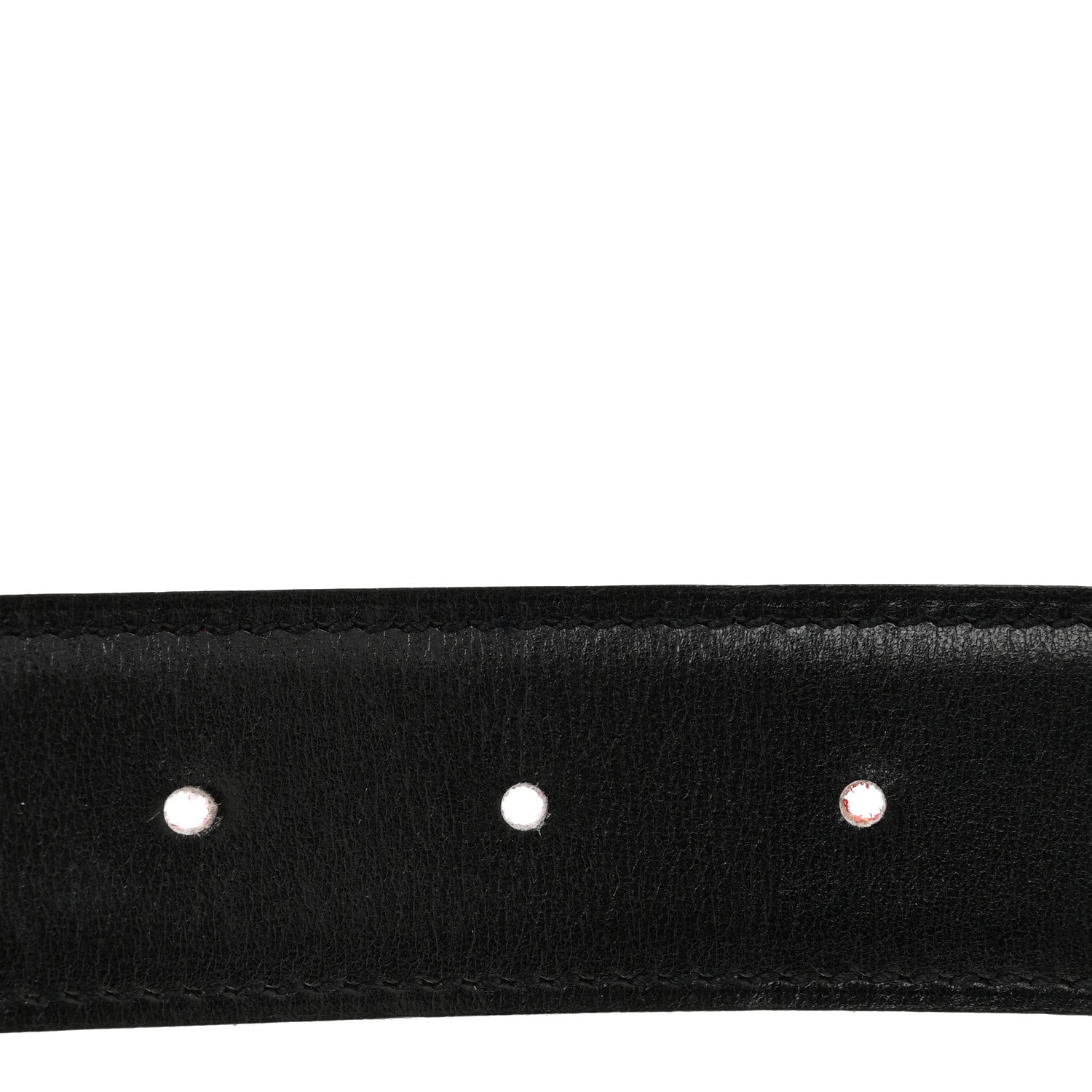 Hermes Box Courchevel 32mm H Belt 70 28 Black Rouge Garance 4 of 7