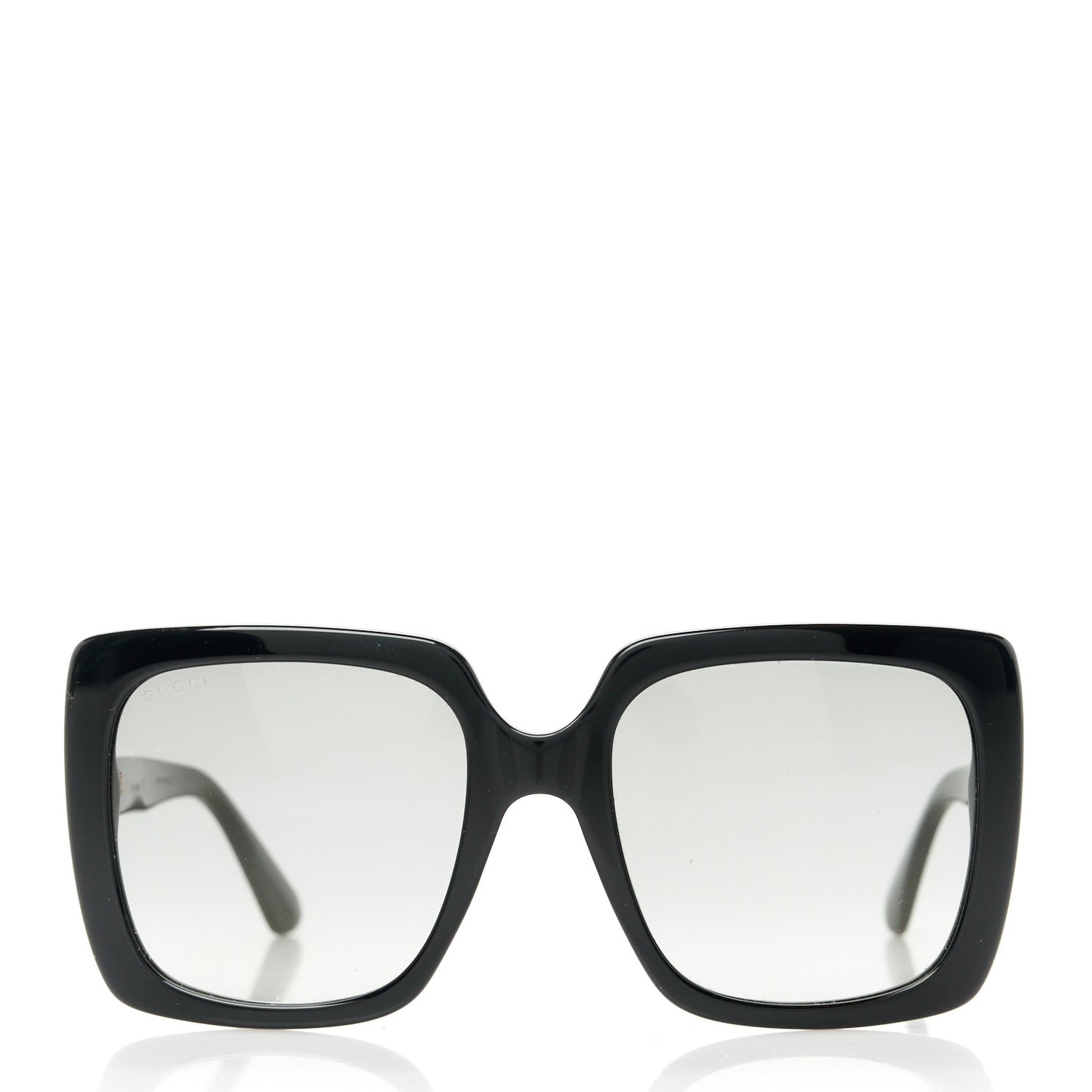 Crystal Square Frame GG Sunglasses GG0418S Black