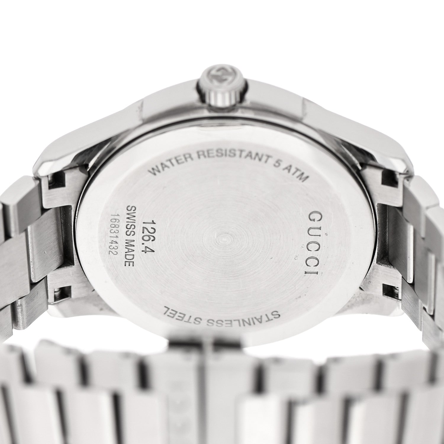 Gucci Stainless Steel 38mm G-Timeless Diamante Quartz Watch Black 4 of 4