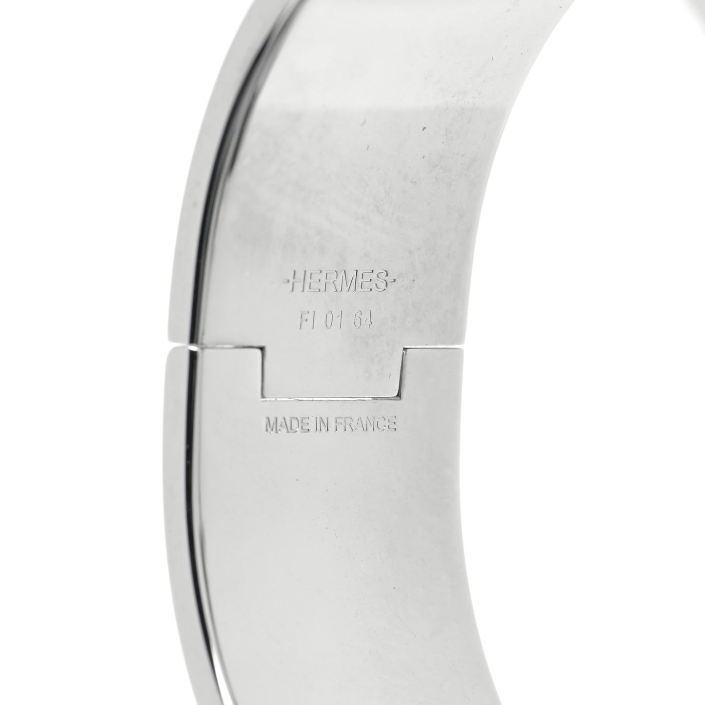 Enamel Wide Clic Clac H Bracelet GM Black