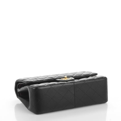 Chanel Lambskin Quilted Jumbo Double Flap Black 4 of 7