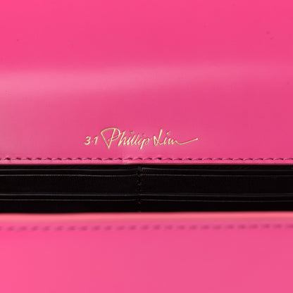 3.1 Phillip Lim Shearling Calfskin Ray Baguette Crossbody Neon Pink 6 of 10