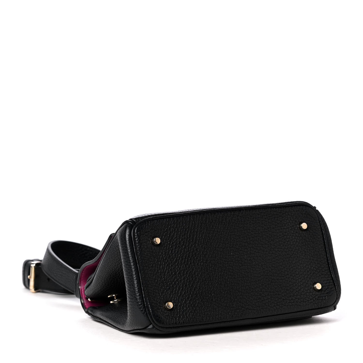Christian Dior Bullcalf Mini Be Dior Flap Black Fraise 4 of 5