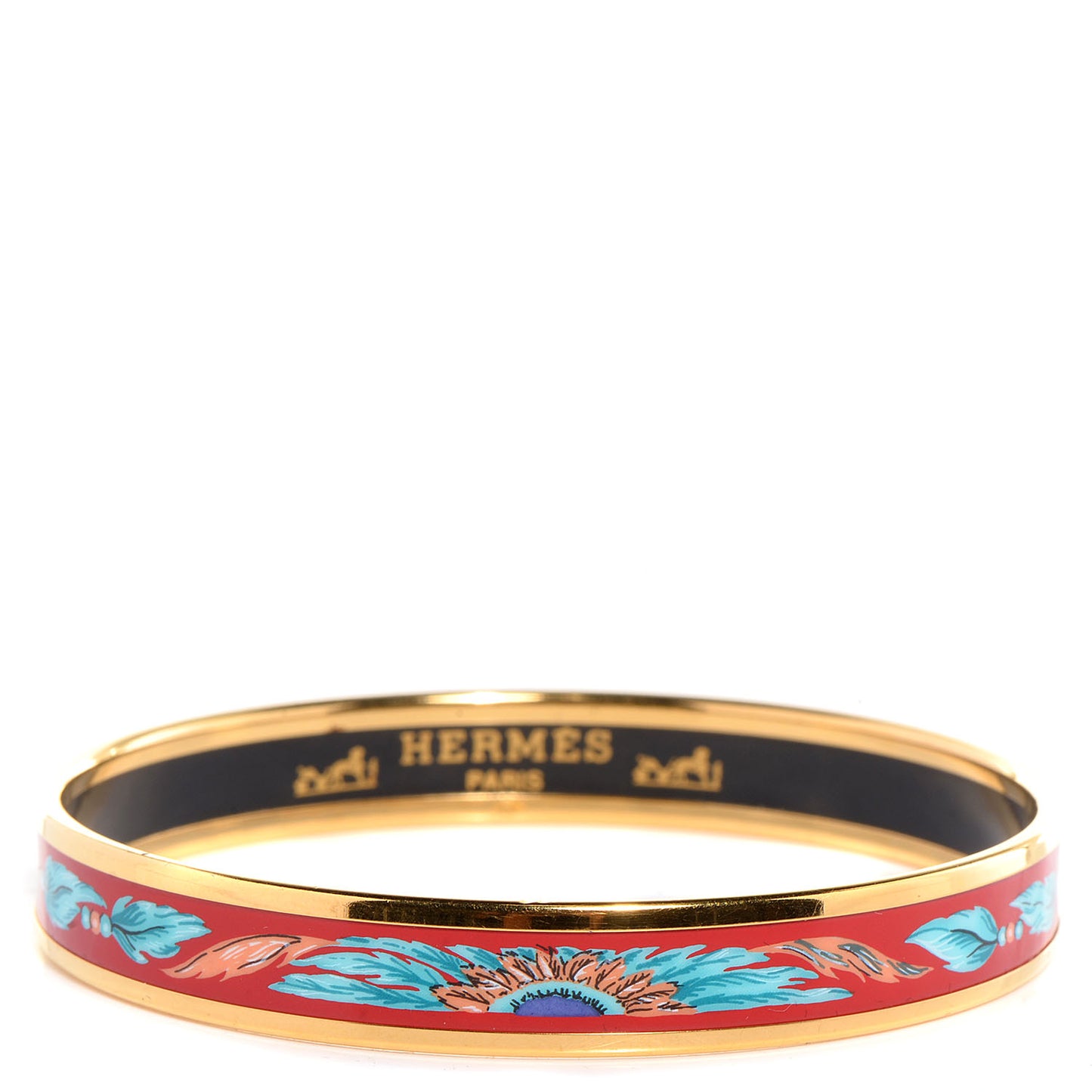 Narrow Enamel Printed Brazil Bracelet 62