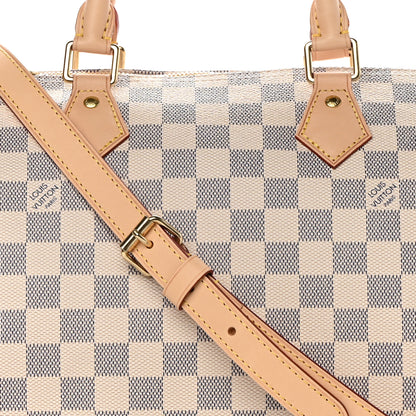 Louis Vuitton Damier Azur Speedy Bandouliere 30 7 of 9