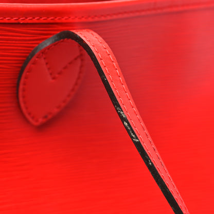 Louis Vuitton Epi Neverfull MM Coquelicot 11 of 12