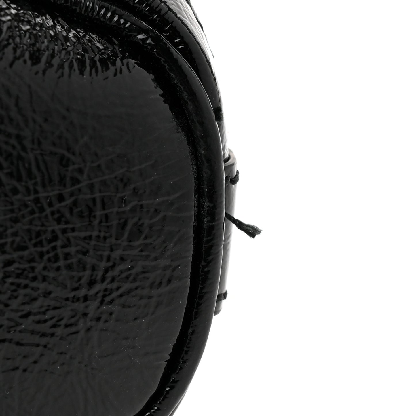 Suede Patent Medium Dionysus Bucket Bag Red