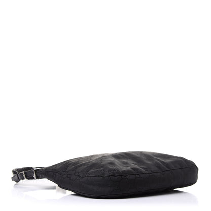 Gucci Nylon Monogram Hobo Black 3 of 10
