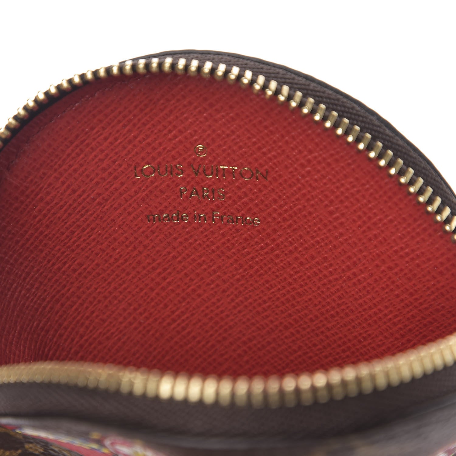 Louis Vuitton Monogram 2020 Christmas Animation Bumper Cars Round Coin Purse Coquelicot 5 of 7