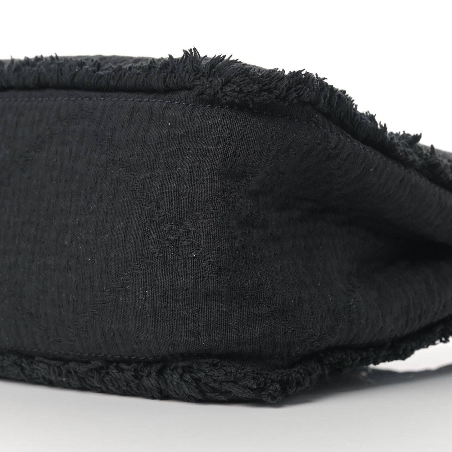 Canvas Extra Large Double Face Shopping Tote Black