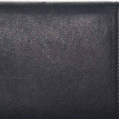 Saint Laurent Calfskin Classic Y Document Case Clutch Navy Blue 9 of 9