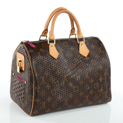 Louis Vuitton Monogram Perforated Speedy 30 Fuchsia 3 of 7