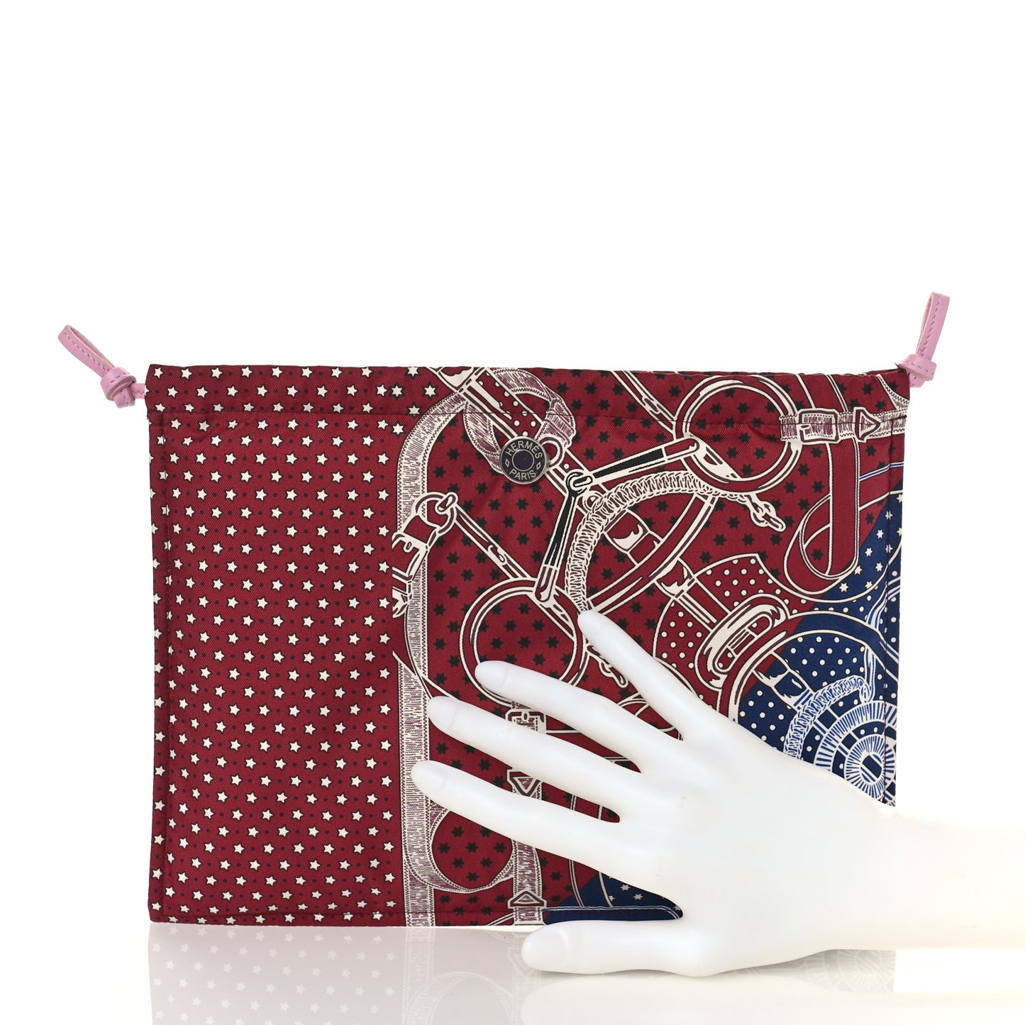 Swift Milo Silk Bandana Pilo Pouch Bordeaux Marine Mauve Sylvestre Rouge Sellier