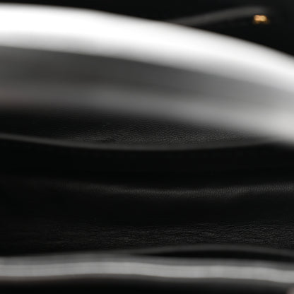 Louis Vuitton Calfskin Cotton Woven Embroidered Mini Capucines Black Multicolor 6 of 10