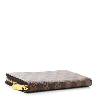 Louis Vuitton Damier Ebene Zippy Wallet Rose Ballerine 4 of 7