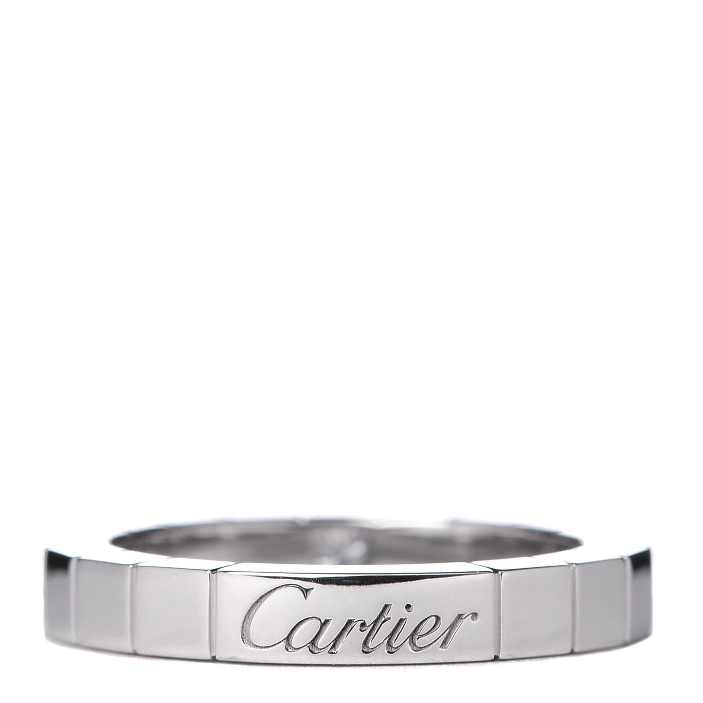 18K White Gold Diamond Lanieres Ring 49 4.75