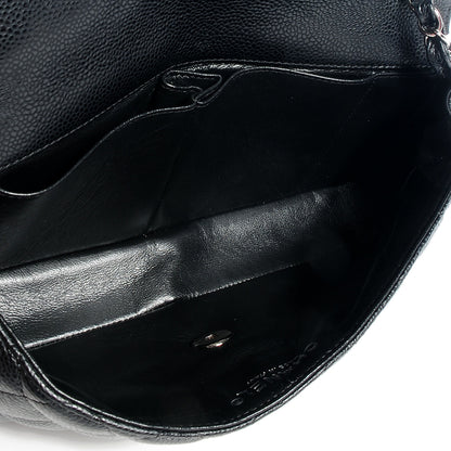 Chanel Caviar East West Flap Bag Black 6 of 9