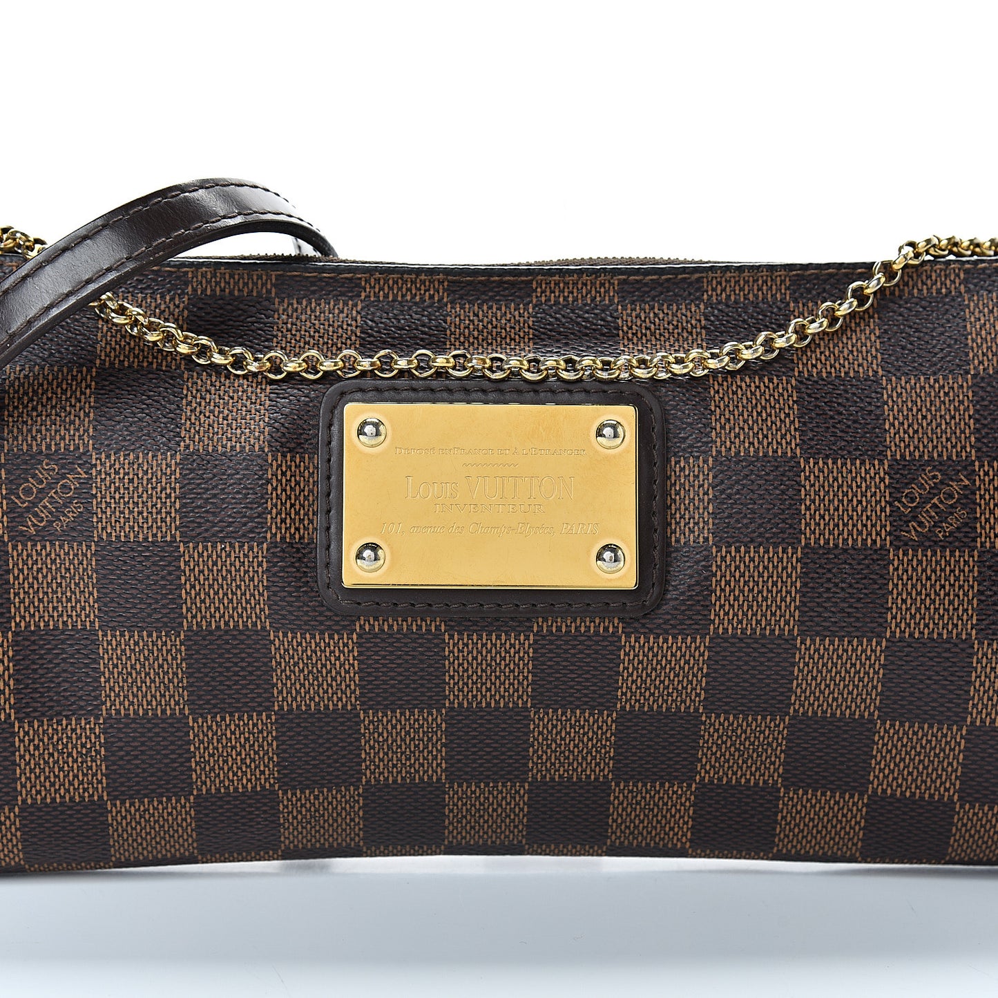 Damier Ebene Eva Clutch