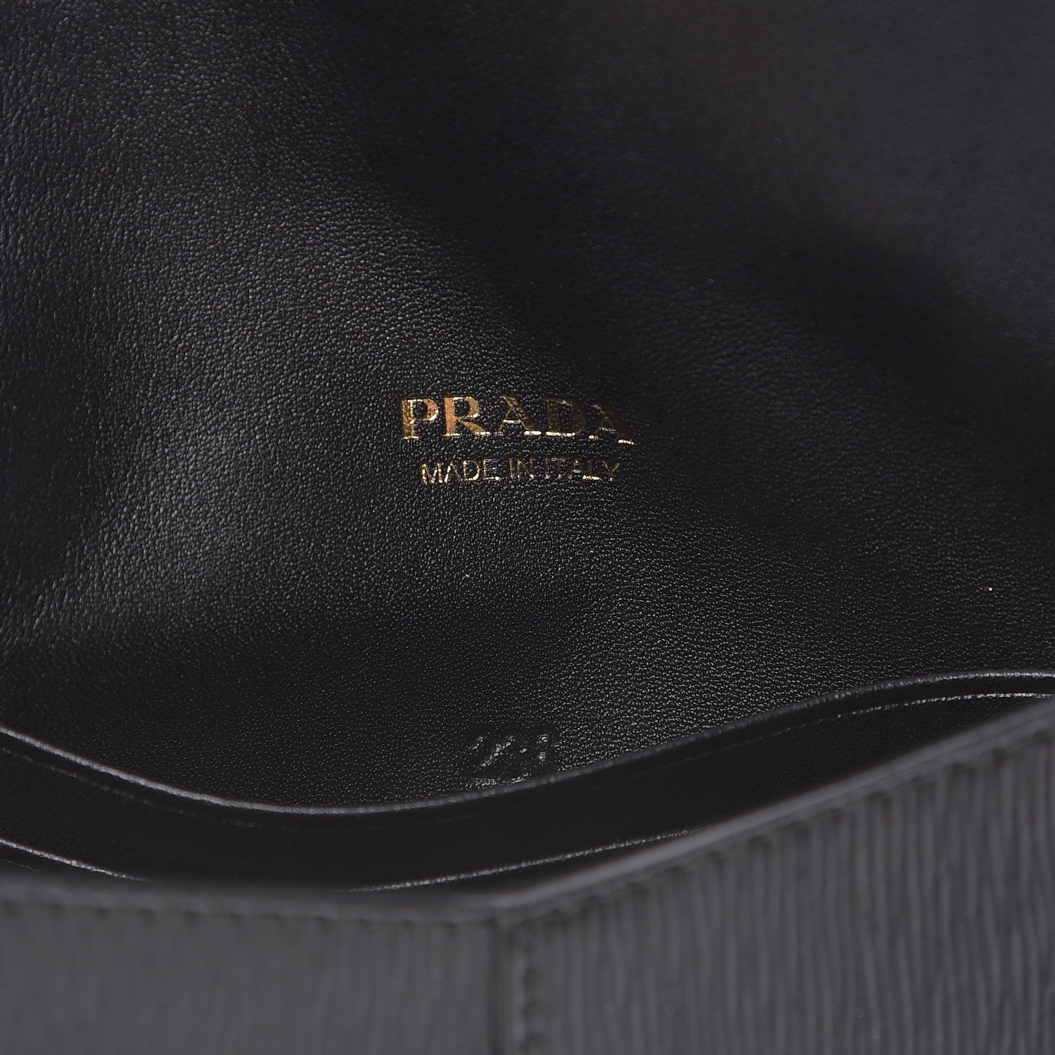 Prada Vitello Move Envelope Wallet Black 6 of 7
