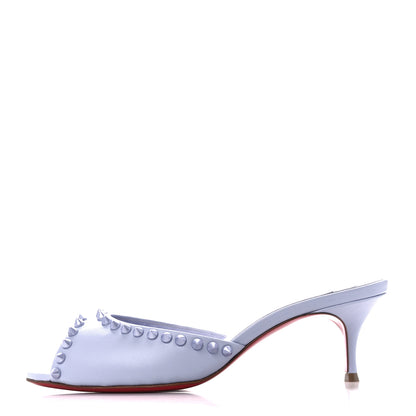 Christian Louboutin Nappa Spike Me Dolly 55 Sandals 36.5 Skylight 1 of 8
