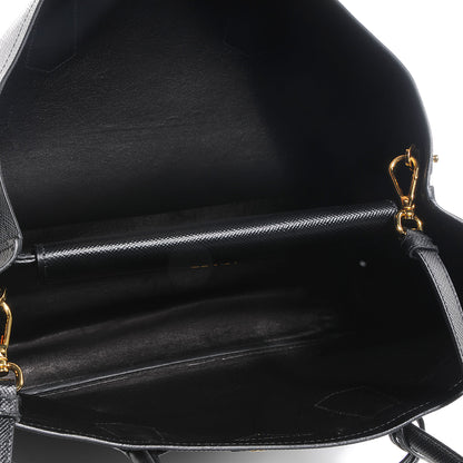 Prada Saffiano Cuir Large Double Bag Nero Black 6 of 10