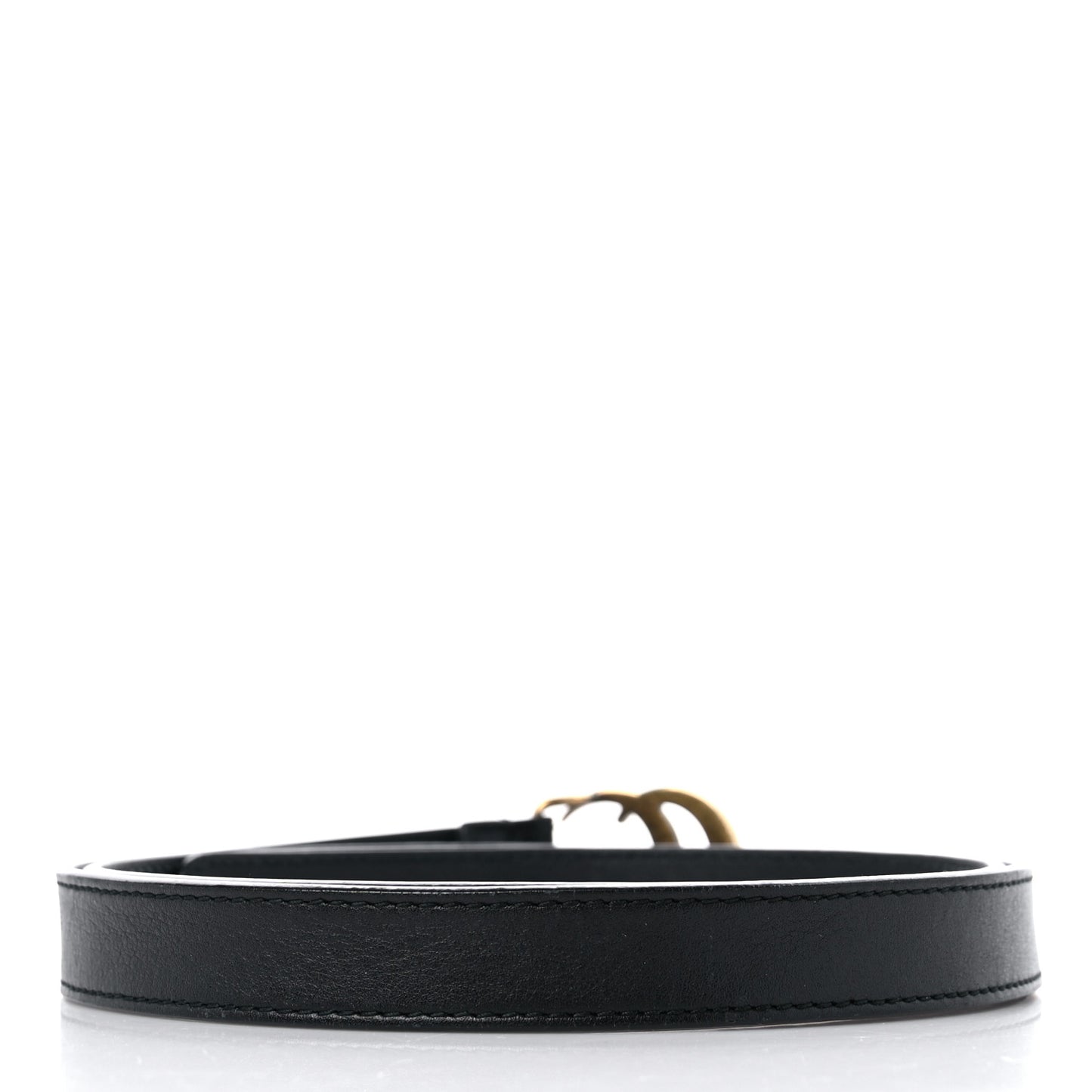 Calfskin Double G 20mm Belt 90 36 Black