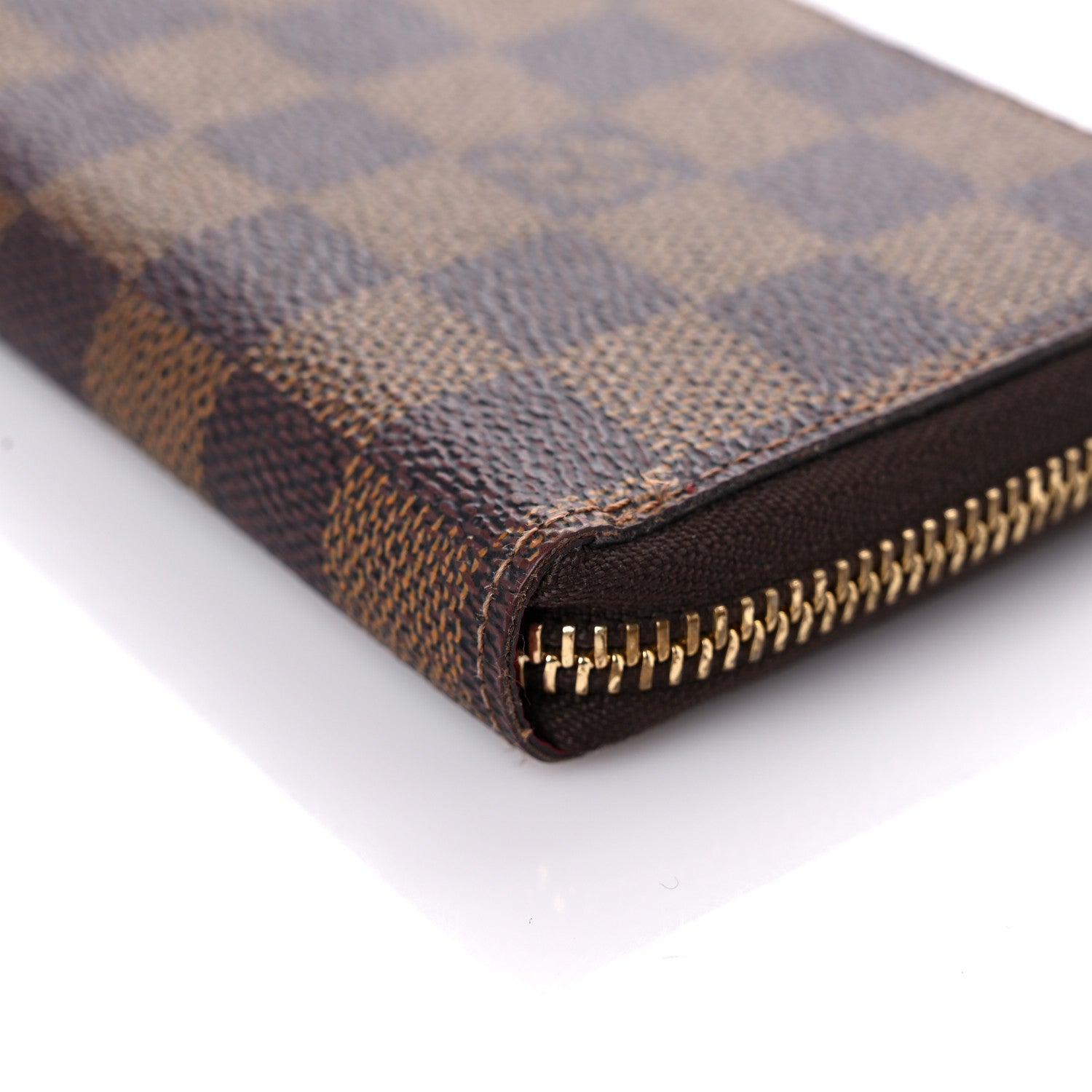 Louis Vuitton Damier Ebene Clemence Wallet Cherry 13 of 19