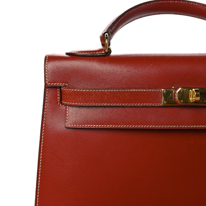 Hermes Box Kelly Sellier 32 Brique 16 of 18