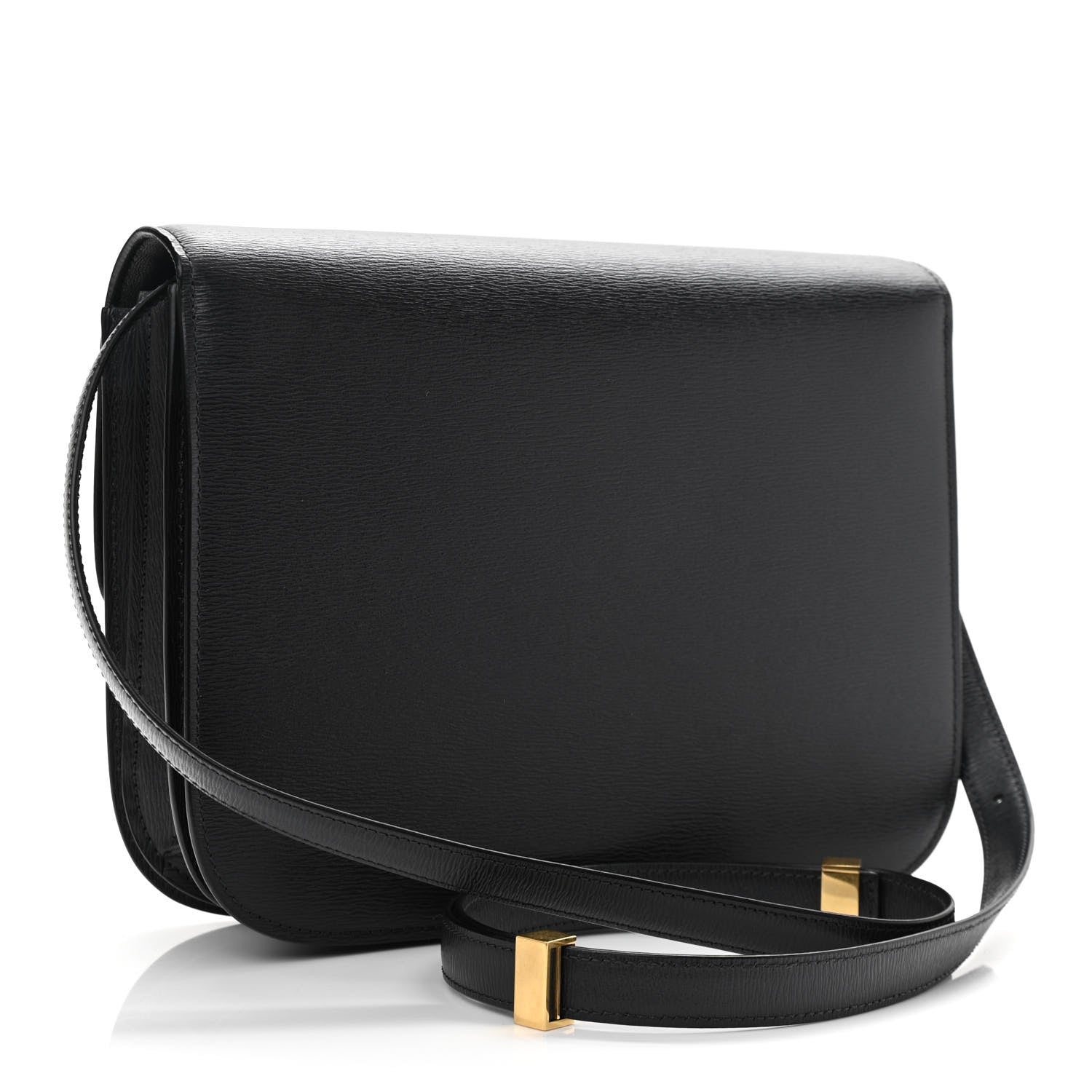 Celine Liege Calfskin Medium Classic Box Flap Bag Black 3 of 10