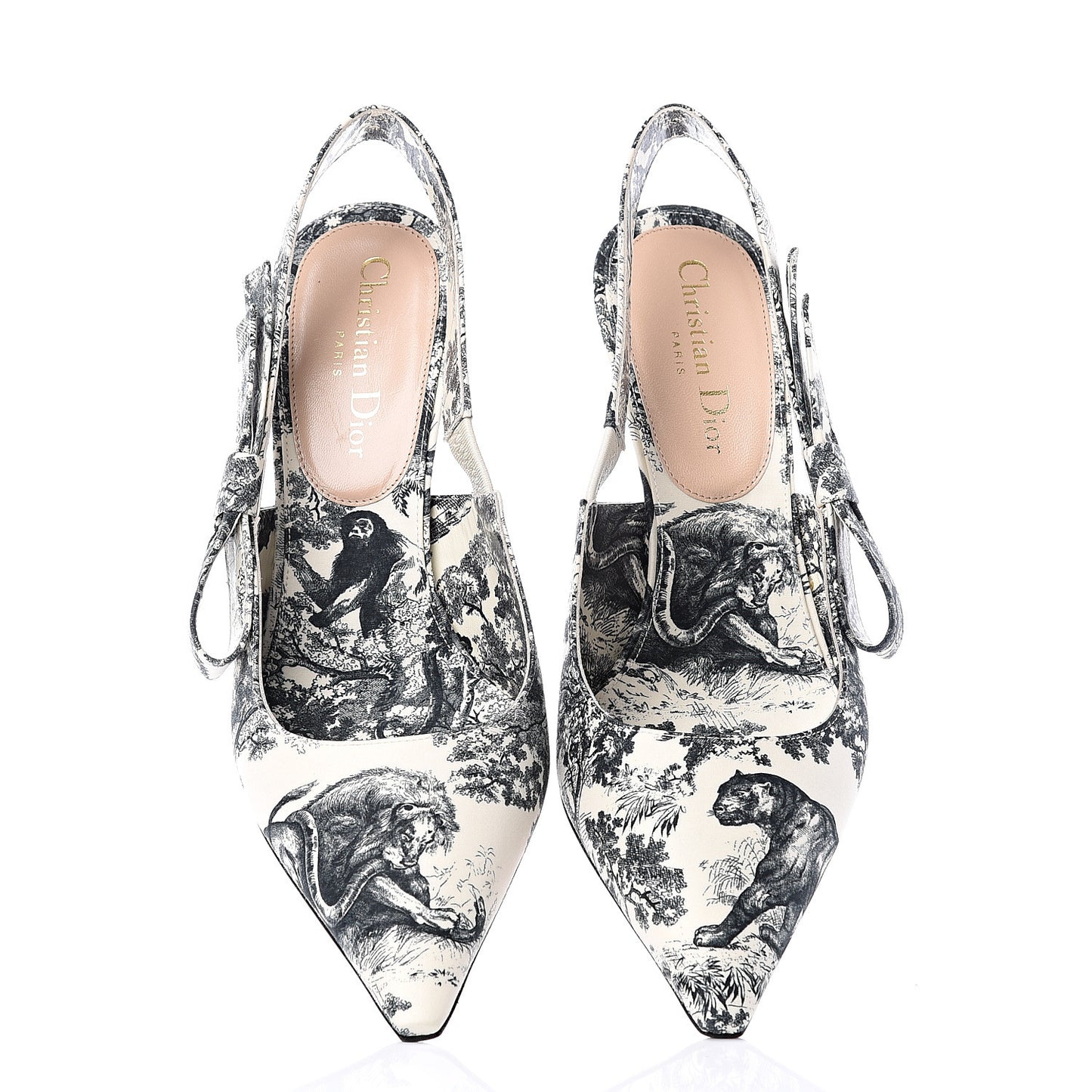 Toile De Jouy Sweet D Slingback Pumps 38 Off White