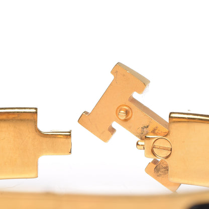 Hermes Enamel Narrow Clic Clac H Bracelet GM Black 5 of 5