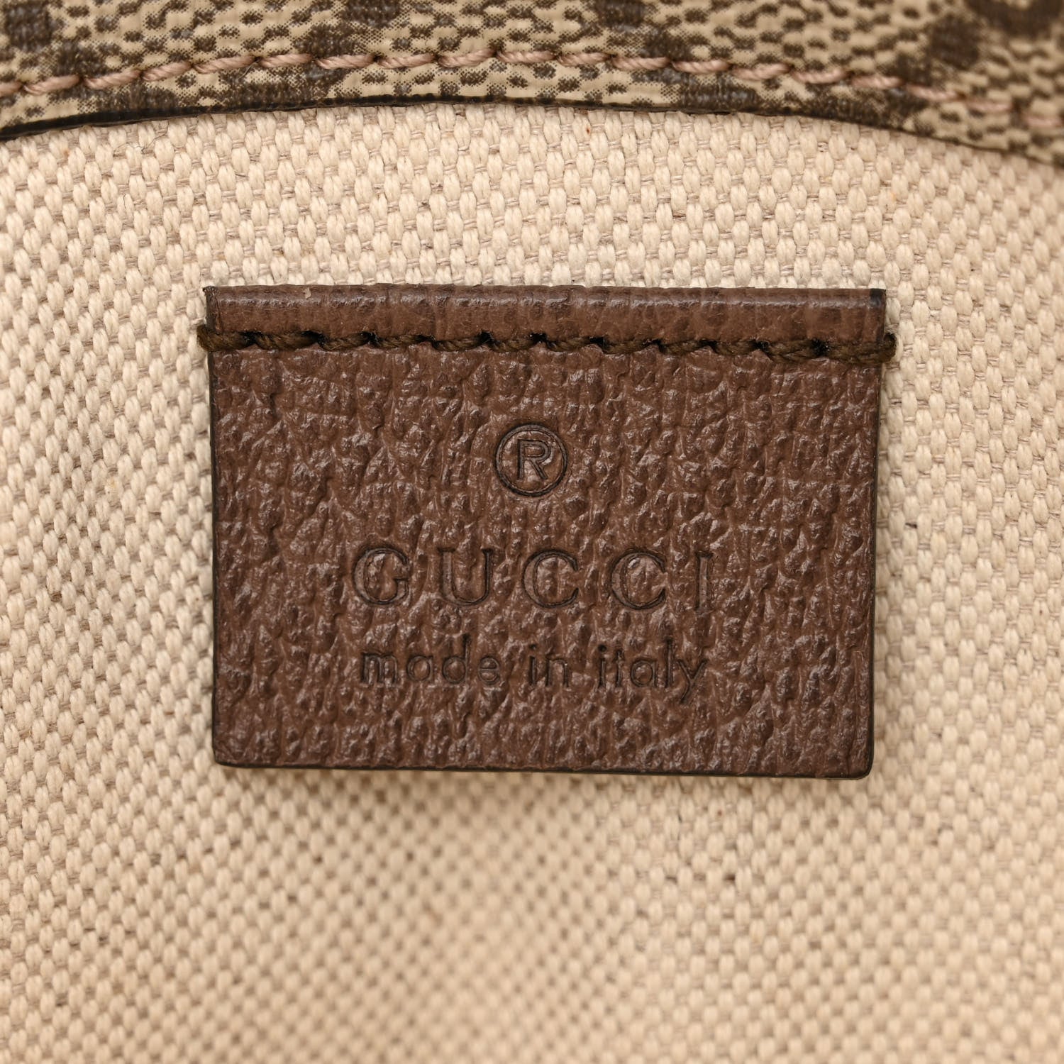 Gucci GG Supreme Monogram Neo Vintage Web Belt Bag Brown 6 of 10