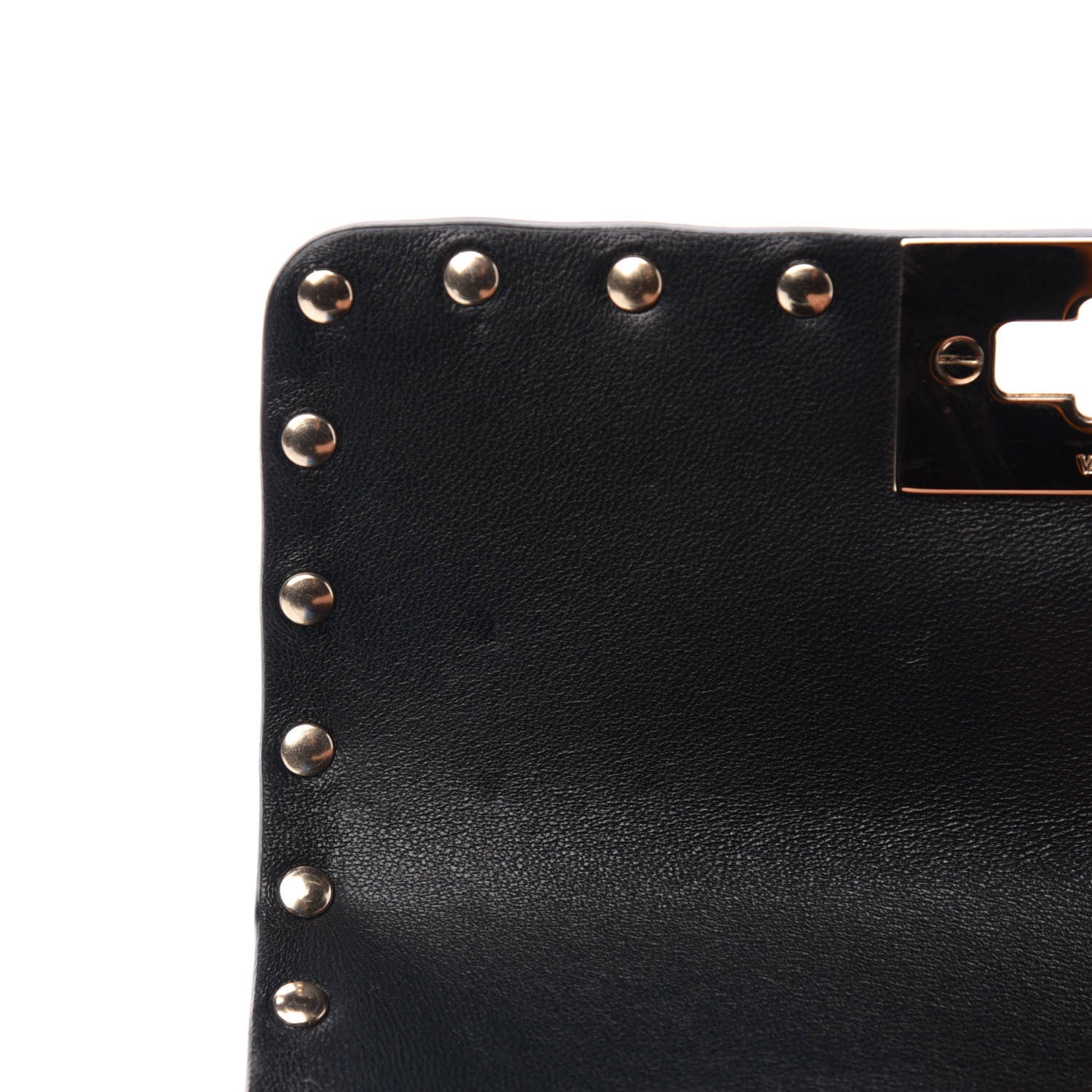 Valentino Garavani Calfskin Mini Rockstud Spike Shoulder Bag Blue Fluo 9 of 12