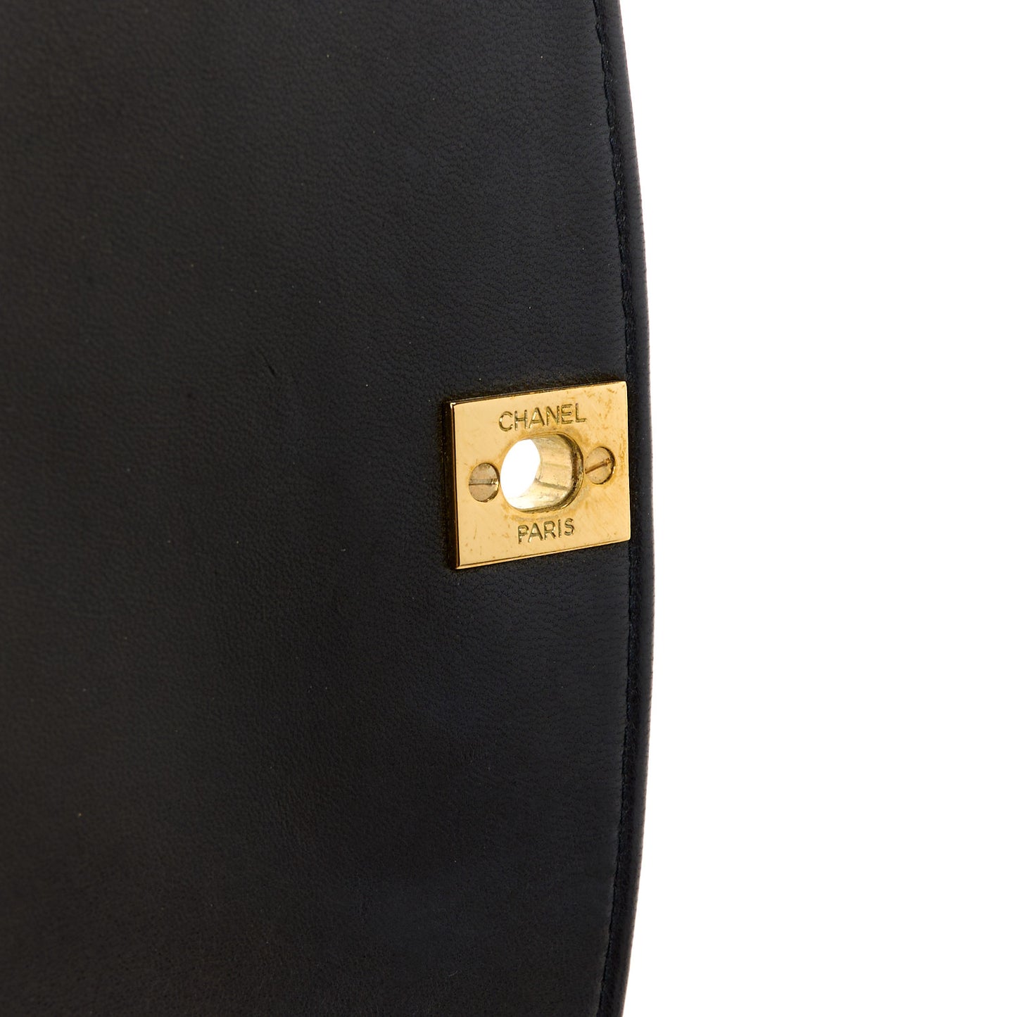 Lambskin Quilted Medium Single Flap Black