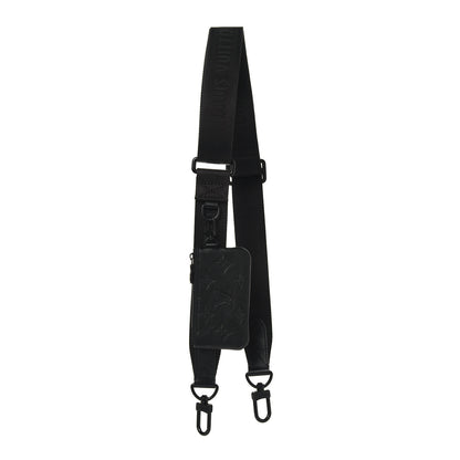 Louis Vuitton Nylon Calfskin Monogram Shadow Duo Messenger Shoulder Strap Black 3 of 5
