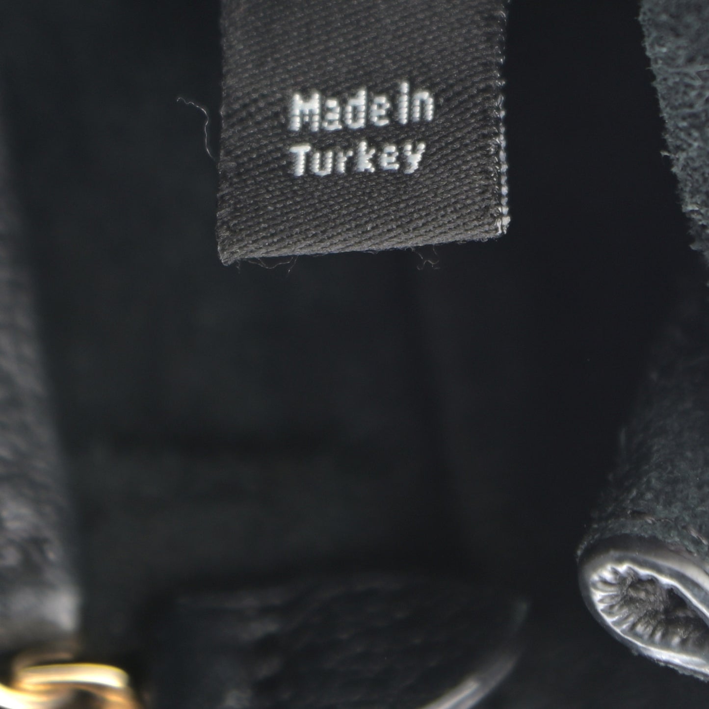 Glossy Goatskin Small Lily Flap Black