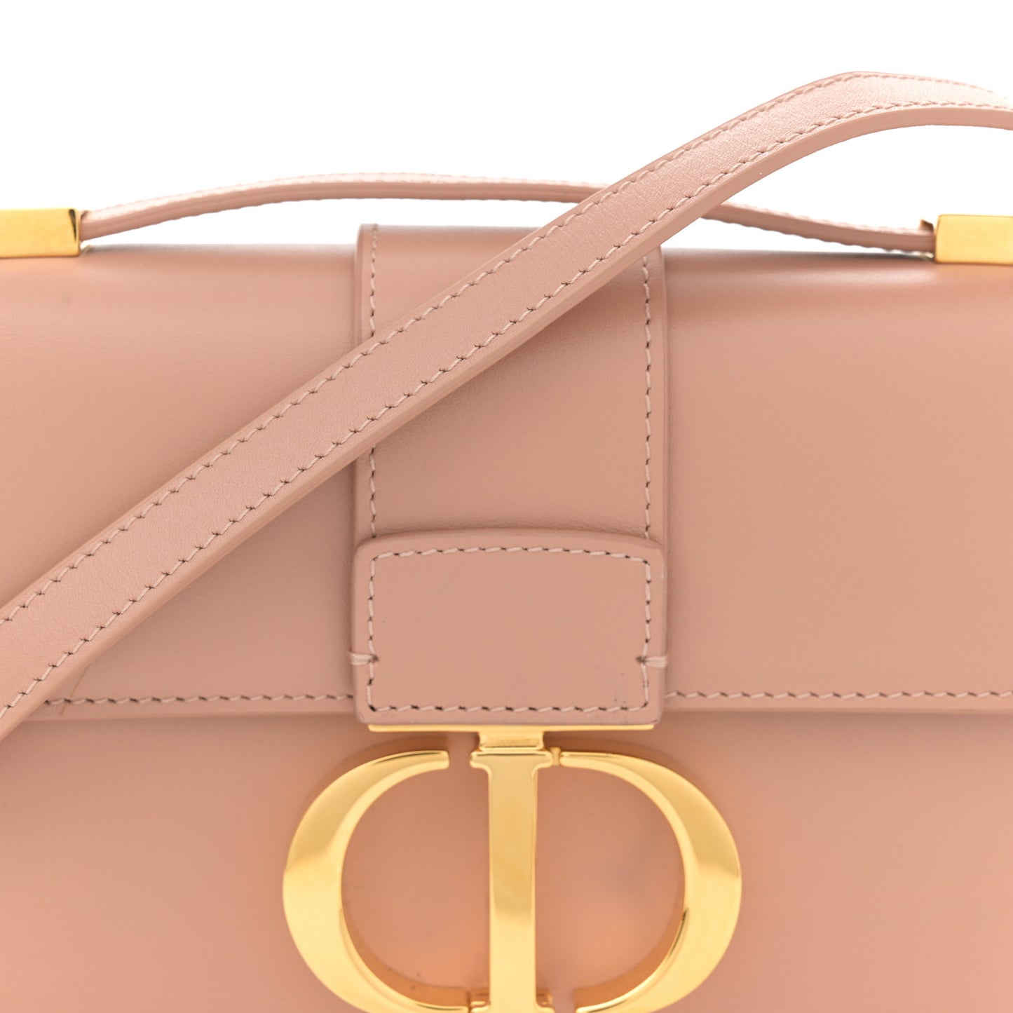 Box Calfskin Micro 30 Montaigne Flap Bag Rose Des Vents