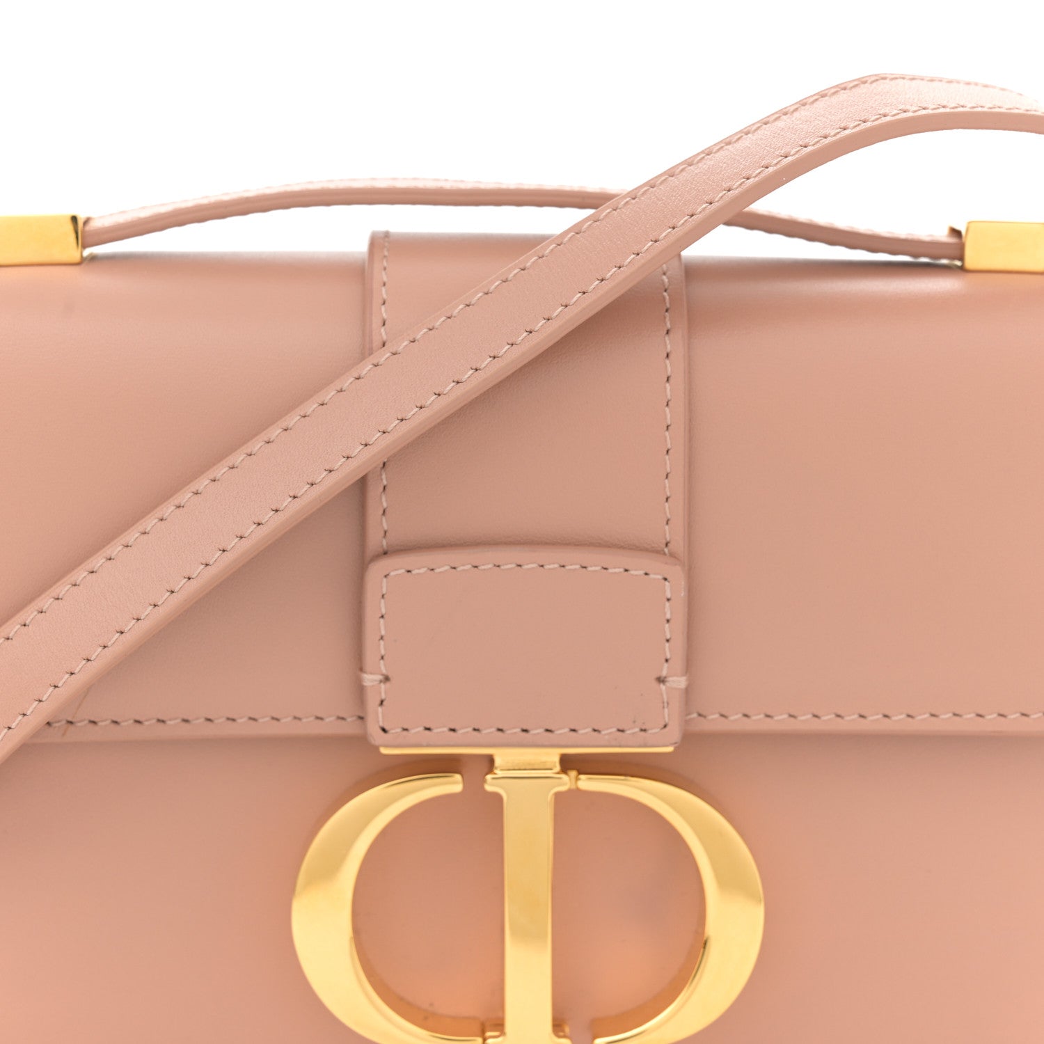 Christian Dior Box Calfskin Micro 30 Montaigne Flap Bag Rose Des Vents 8 of 14