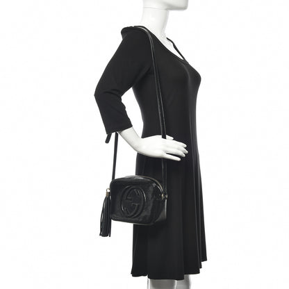 Gucci Soft Patent Small Soho Disco Bag Black 2 of 10