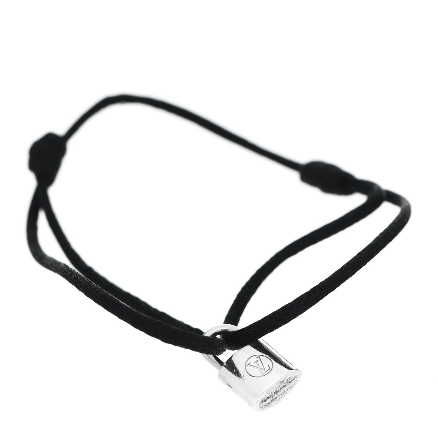 X UNICEF Sterling Silver Lockit Bracelet Black