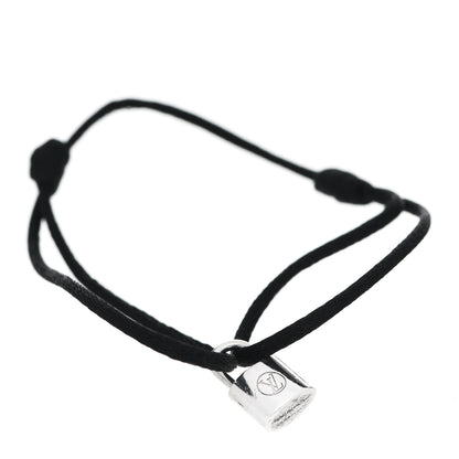 Louis Vuitton X UNICEF Sterling Silver Lockit Bracelet Black 1 of 6