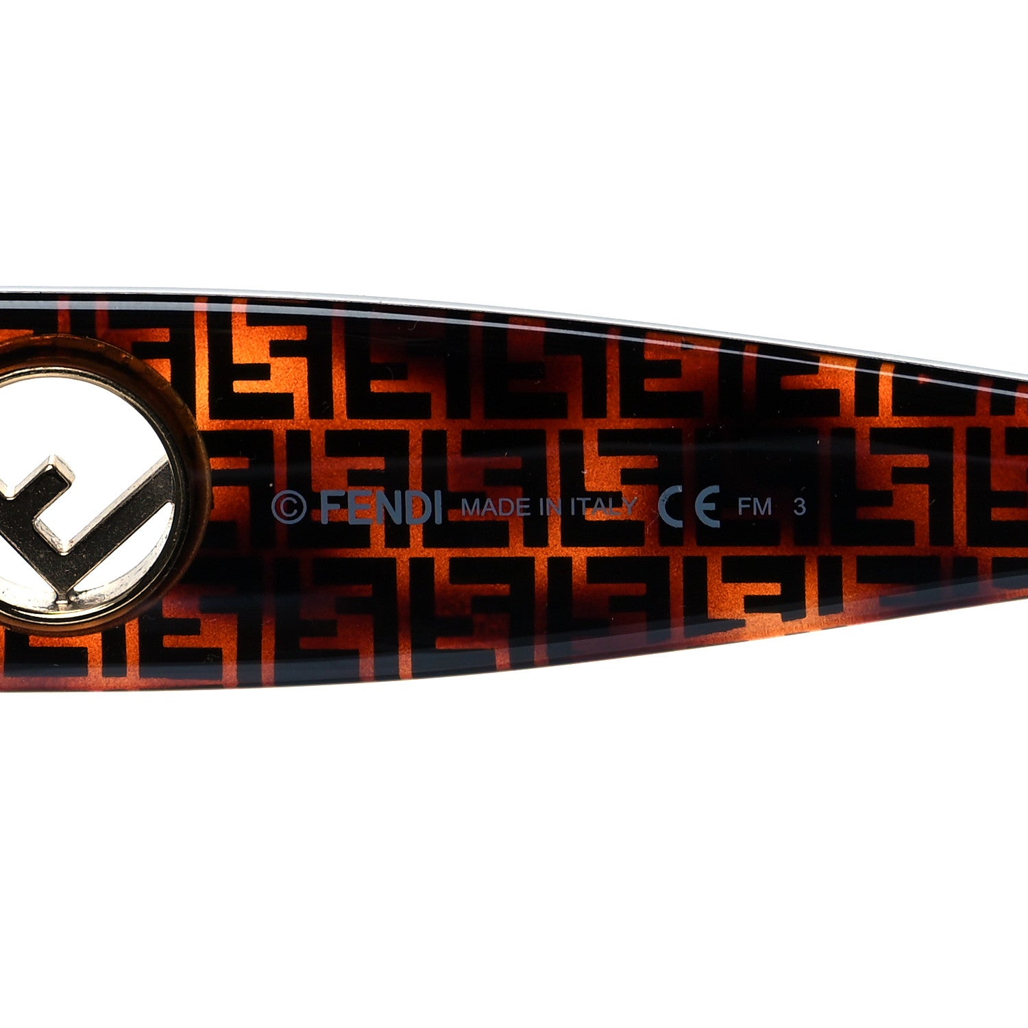 Fendi Acetate F is Fendi FF 51mm Cat Eye Sunglasses 0327/S Tortoise Camouflage 5 of 7